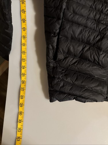 Lands' End schwarze gefütterte Jacke/Mantel Damengröße 10-12 - Bild 17 von 18