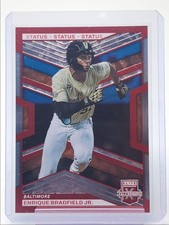 ENRIQUE BRADFIELD JR. 2023 ELITE EXTRA EDITION STATUS RED /199 Q4854