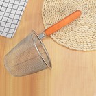 2 Pcs Stainless Steel Colander Mesh Food Net Dumpling Noodle Strainer