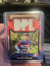 2022 Panini Elite Extra Edition Relic Eduardo Beltre-RC #DM-EB Dominican Rep