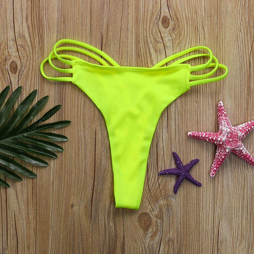 2025 Neu Bademode Damen Schwimmen Sexy Bikini Tanga Bademode Badehose V Badeanzug - Bild 8 von 26