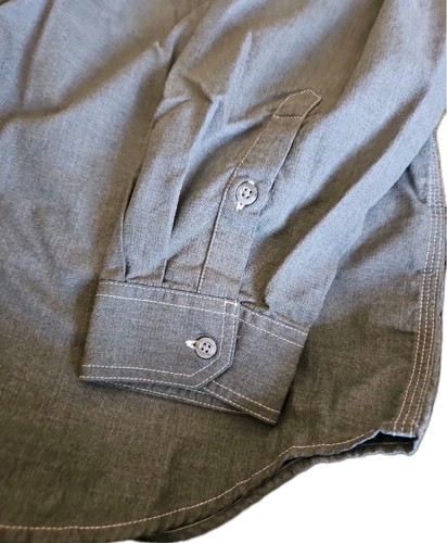 Carhartt FR Herren grau Button Down Langarm Arbeitshemd CAT2 Loose Fit 2XL - Bild 7 von 7