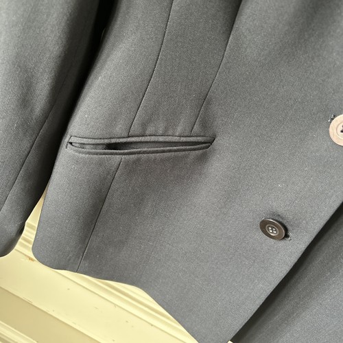 Schwarzer Damenblazer Austin Schilf Größe 12 reine Wolle gebraucht - Bild 3 von 7