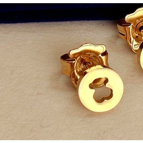 Unused TOUS Little Bear Earrings in Gold Stainless steel plated finish From JPN◎ - Picture 7 of 12