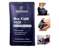 3 X Reusable Hot Cold Gel Pack Packs - Ice Heat Therapy Compress for Pain Relief