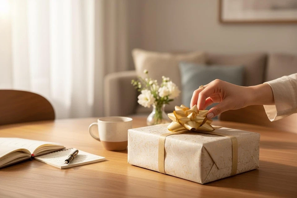 Arcos de regalo estrella mediana 3-1/2" arcos 13 bucles fáciles de pelar y pegar Foto 2 de 2