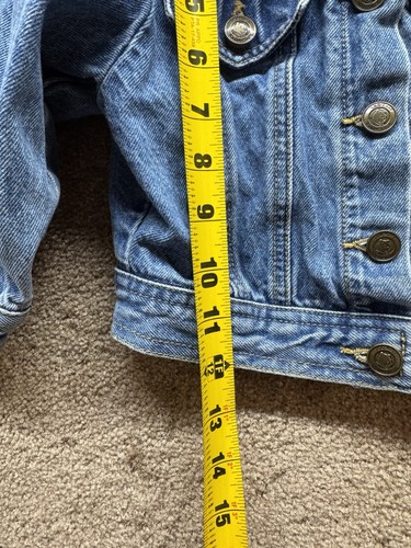 Vintage Kleinkind Jeansjacke Pooh 100 Acre Collection 2T bestickt - bezaubernd - Bild 13 von 14