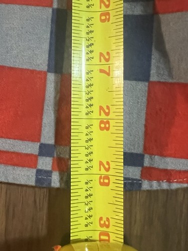 J.Crew Flanellhemd Herren XL klassische Passform rot blau Druck Knopfleiste Cabincore gebraucht, in einwandfreiem Zustand - Bild 7 von 9