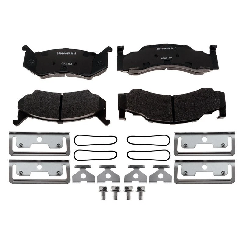 For Dodge Ramcharger 85-93 R-Line Plain Front Brake Kit w Semi-Metallic Pads Foto 2 de 4