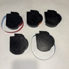 VTG Lot of 4 Duramatic Embossing Tapes Red Orange Green