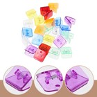  24 stücke Bequeme Kunststoff Clips Büro Tragbare Dichtungsclips Haushalt