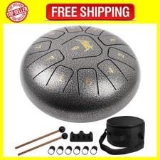 Steel Tongue Drum Panda Drum 11 Notes 10 Inch Tank drum percussion