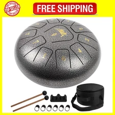 Steel Tongue Drum Panda Drum 11 Notes 10 Inch Tank drum percussion