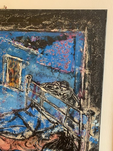Oil Painting Italian Modern Abstract Nude By Gabriele Bartoletti Museo Omero - Picture 6 of 24