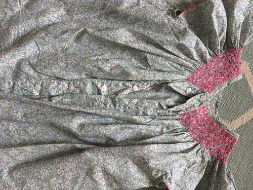 Smock london girls smocked blouse neon smocking fits age 6Y - Picture 5 of 8