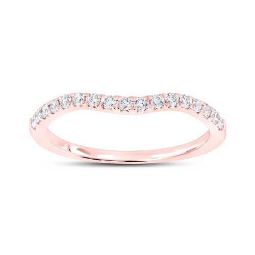 14KT ROSE GOLD LAB DIAMOND BRIDAL SET RING 1.54 CTW - Picture 5 of 12