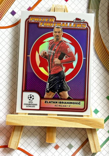 Topps Finest 24/25 Zlatan Ibrahimovic - Prized Footballer - Refractor AC Milan