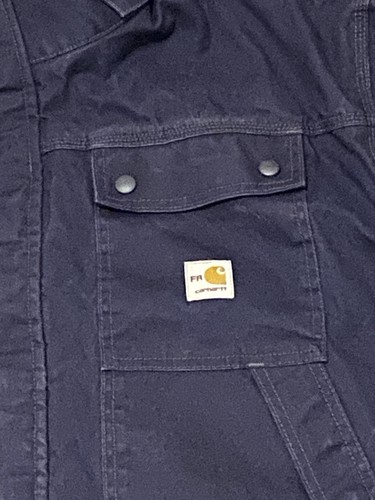 Carhartt FR Full Swing Flame-Resistant Coat Quick Duck 4XL Navy Blue - Bild 9 von 23