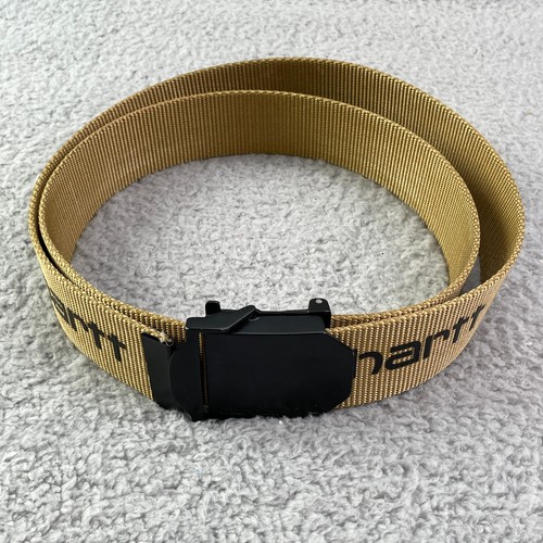 Carhartt Rugged Belt Men's Medium Dessert Tan Workwear Preppy Casual Y2K Skate - Picture 3 of 9