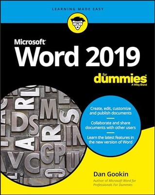Word 2019 For Dummies by Gookin, Dan 1119514061 FREE Shipping