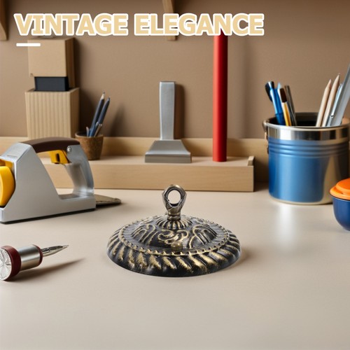 2 Pcs Retro Ceiling Lamp Plate Canopy Replacement for Light Cover - Bild 4 von 12