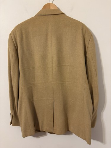 Bill Blass Vintage 100% Kamelhaar Blazer Sport Mantel Gr. 48R Old Money Quiet Luxury - Bild 3 von 17