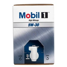 Mobil 1 High Mileage Full Synthetic Motor Oil 5W-30, 12 Quart
