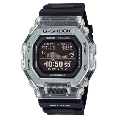 G-Shock GBX100S-1 G-LIDE Shimmering Waves Black High-Res Digital Display