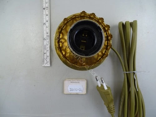 NEW 20"' REPLACEMENT BURNER TO ELECTRIFY OIL LAMPS CORD RUNNING FROM THE SIDE.