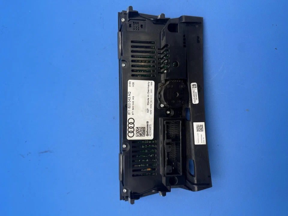 Painel de controle de temperatura climática 2009-2012 Audi A4 S4 A5 S5 Q5 usado pelo fabricante de equipamento original - Imagem 2 de 3
