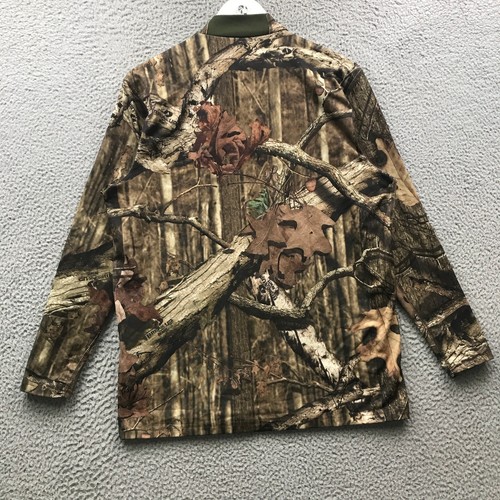 Russell Dri-Power 360 T-Shirt Men's L Long Sleeve Camouflage Hunting Green Brown - 第 5/8 張圖片