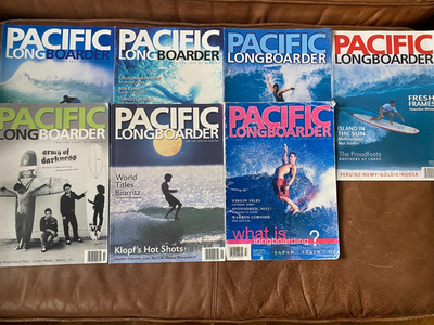 #ad #ad Pacific Longboarder Surfing Magazine Lot of 7 $19.99