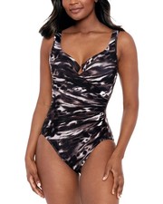 New Miraclesuit Tempest Escape One-Piece Women's Size 12