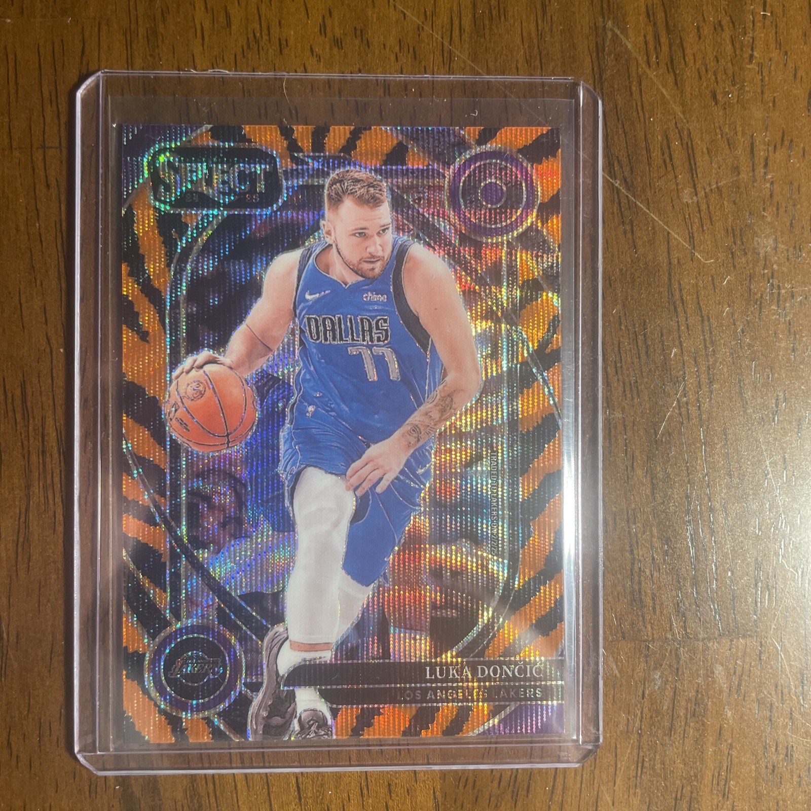 2024-25 Panini Select #265 Luka Doncic Courtside Tiger Prizm