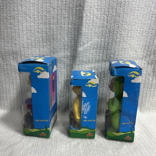 3 CAJA****TELETUBBIES PO FIGURA DE VINILO CHIRRIANTE Y CONEJO****TINKY WINKY DIPSY LAA - Imagen 14 de 20