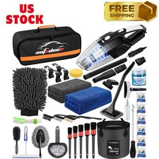 41Pcs Car Cleaning Wash Kit Interior Detailing Cleaner Kit with High Power