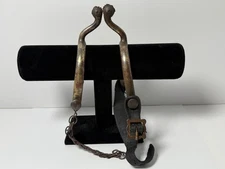 INDIAN WARS, U.S. CAVALRY, M1888, OFFICERS SPURS, HALLMARKED, PETTIBONE MFG. CO.