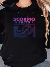HOT-Women's Scorpio traits graphic hoodie