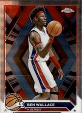 2023-24 Topps Chrome Ben Wallace Detriot Pistons #195