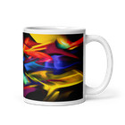 Vibrant Geometric Holiday Energy 11oz Ceramic Mug