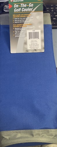 JEF Golfkühler für unterwegs (blau) 6er Pack Golfzubehör NEU