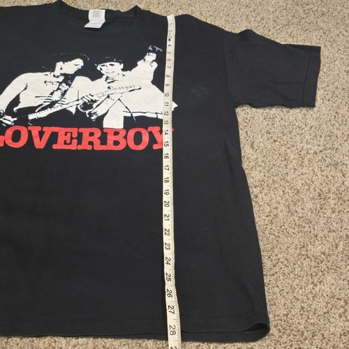 True Vintage Loverboy Album Concert Band Tee T Shirt L Black Gildan - Picture 6 of 8