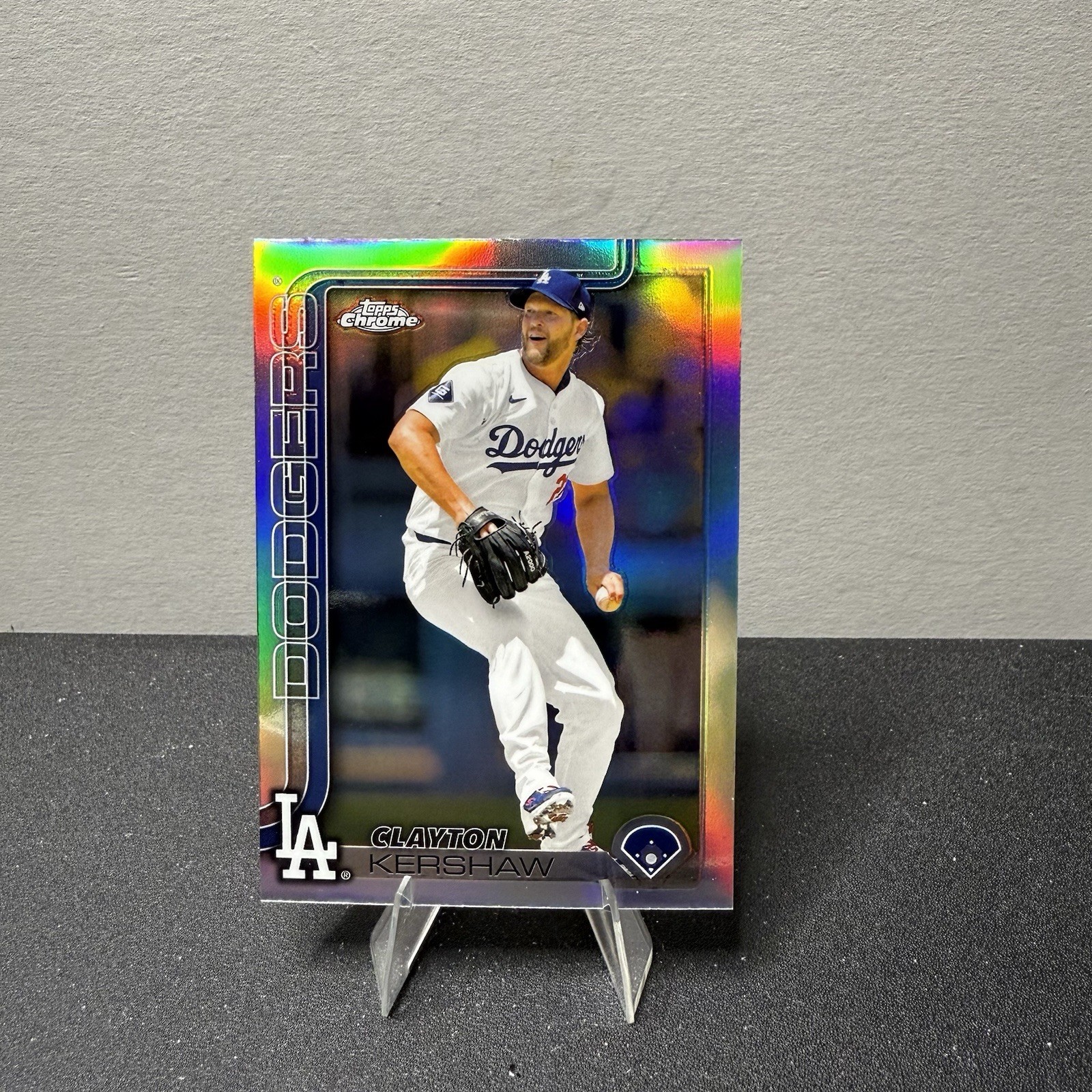 2025 Topps Chrome Clayton Kershaw Refractor #88