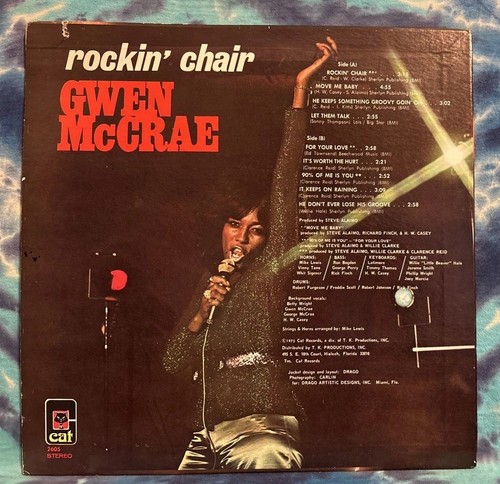 Gwen McCrae LP Rockin Chair CAT Little Beaver 1975 PRESSING  - Picture 6 of 11