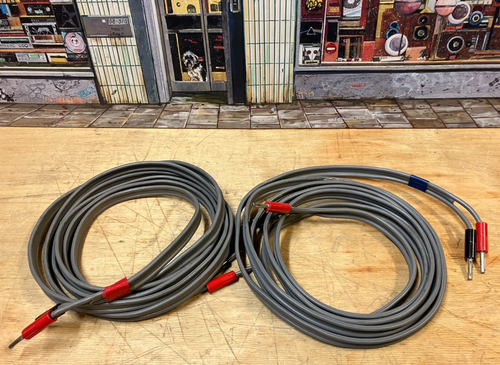 LINN K20 SPEAKER CABLE 3 METRE PAIR 4mm BANANA PLUGS FITTED - Picture 2 of 5
