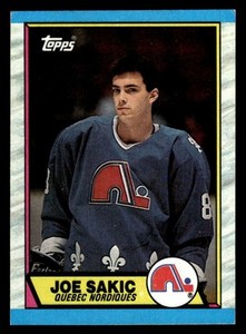 1989 Topps Joe Sakic Rookie Quebec Nordiques #113 EX+ XX1509