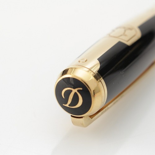 Dupont Bogey Collection Fountain Pen 14K Nib Black x Gold - Picture 13 of 13