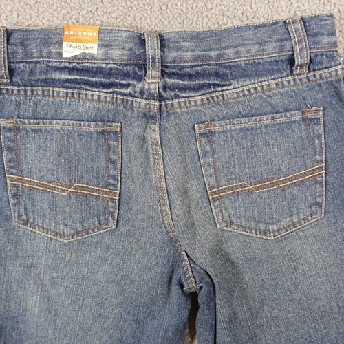 Lot of 2 Jeans Shorts Boys Size 16 Adjust. Waist Cotton Pockets UP Arizona NWT - Picture 8 of 11