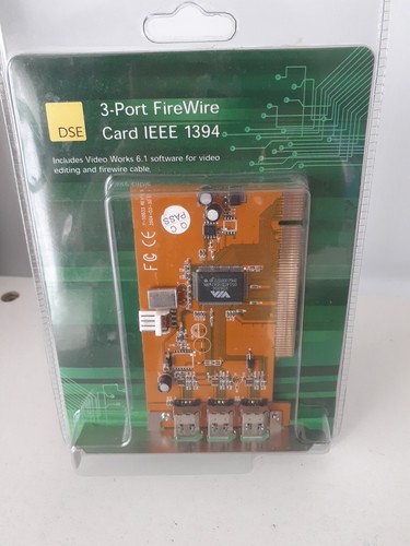 Dick Smith 3 Port IEEE 1394 Firewire Card PCI Firewire Adapter IEEE 1394 PCI5392 - Picture 3 of 6