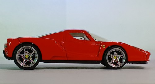 2003 Hot Wheels #36 First Editions 24/42 ENZO FERRARI Red w/Real Riders- Rivited - Picture 2 of 18